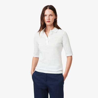 Polo L.12.D slim fit manches trois-quarts LACOSTE