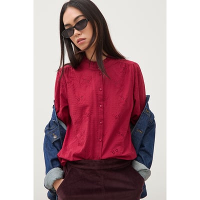 Chemise ample en coton manches longues BONOBO