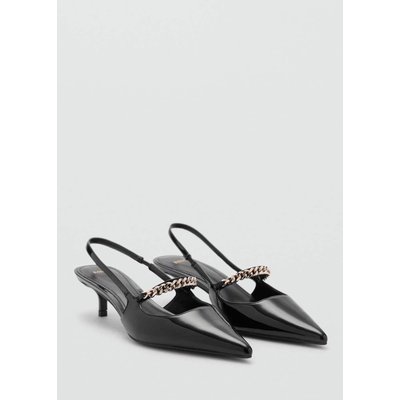 Chaussures talon bride maillons MANGO