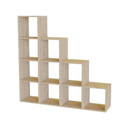 Etagère escalier bois massif moyenne version - ELIO CAMIF