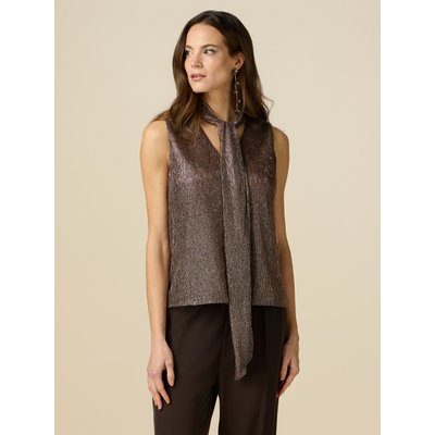 Top realizzato in tulle fil textile OLTRE