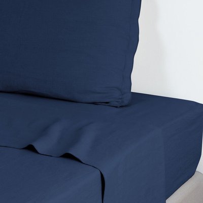 Drap plat lin lavé HORTENSE FEBRONIE