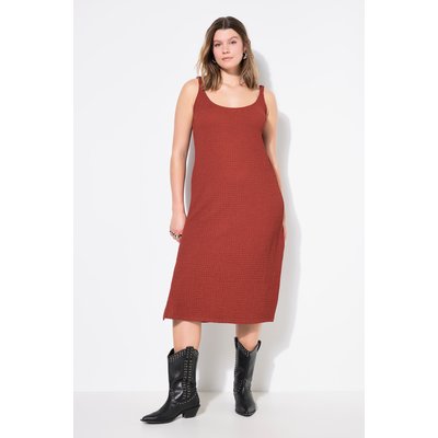 Robe midi en tissu gaufré, coupe Straight STUDIO UNTOLD