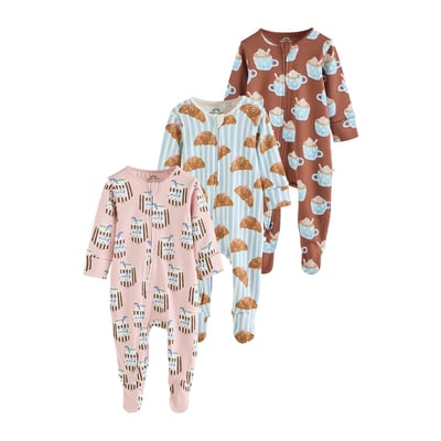 Dors-bien à zip double sens bébé, lot de 3 NEXT