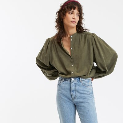 Signature Oversize-Bluse Lise, Stehkragen LA REDOUTE COLLECTIONS