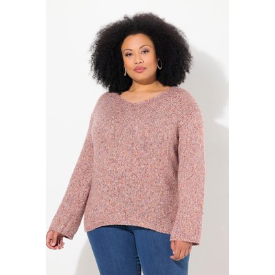 Pull encolure en V et manches longues ULLA POPKEN