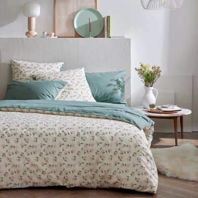 Housse de couette imprimée en coton, Made in France, TULIPES A DEMAIN