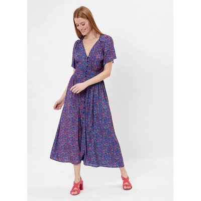 Robe longue rétro imprimée Ecovero TONY PRINCESSE NOMADE
