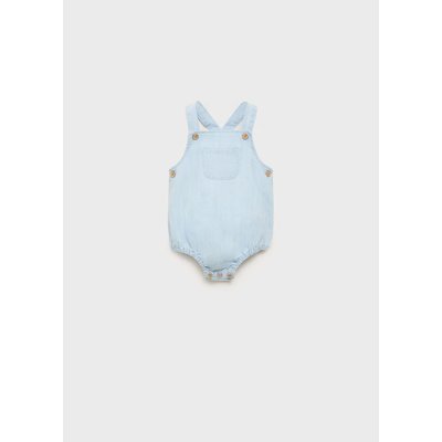 Combinaison courte en denim MANGO BABY