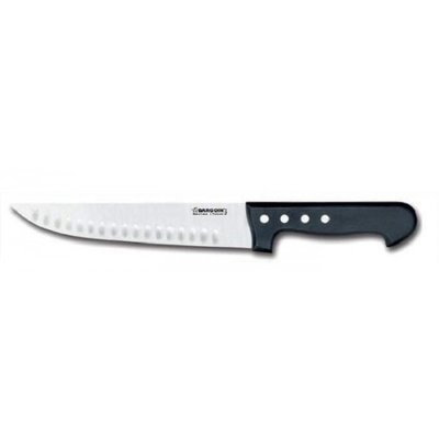 Couteau de boucher Bargoin 23cm lame alvéolée Classic 4 rivets FISCHER