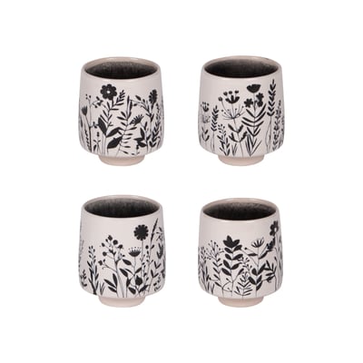 Coffret de 4 gobelets Ikebana 25 cl - IKEBANA TABLE PASSION