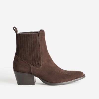 Boots À Talon en cuir SALVINA. ERAM