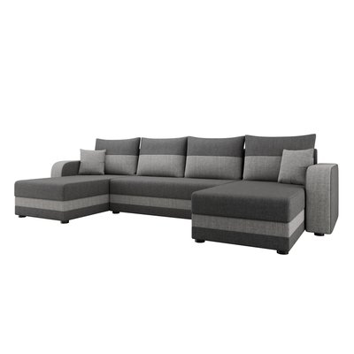 Canapé Panoramique Convertible Tissu 7 places - HARVEY LISA DESIGN