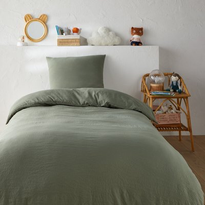 Conjunto funda nórdica infantil, microfibra lavada reciclada LA REDOUTE INTERIEURS