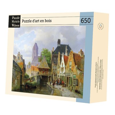 Vue de Oudewater de Koekkoek PUZZLE MICHELE WILSON