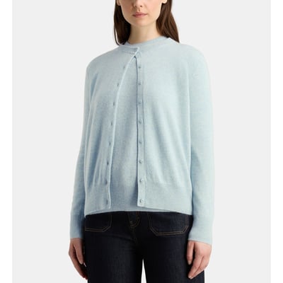 Cardigan droit zacao en cachemire GALERIES LAFAYETTE