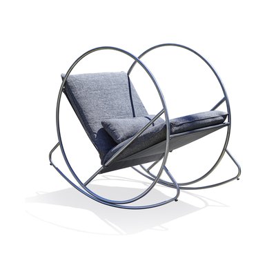 Rocking chair de jardin alu textilène CAPRERA DCB GARDEN