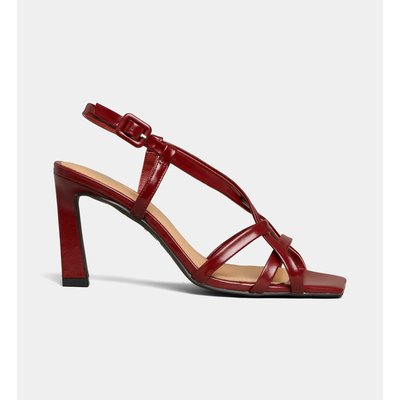 Sandales À Talons Victoria En Cuir GALERIES LAFAYETTE
