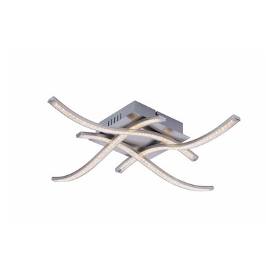 Plafonnier Contemporain à 4 Bras avec LED Intégrées - ETERNITY KOSILUM