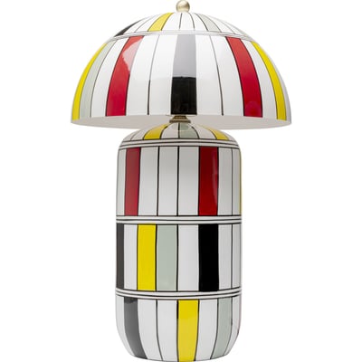 Lampe en porcelaine et acier, PRIMARY KARE DESIGN