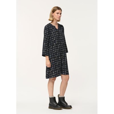 Robe courte  trapèze à imprimé carreaux HUMILITY
