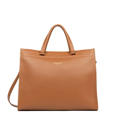 Grand sac cabas main, Made in France FOULONNÉ DOUBLE DAILY LANCASTER