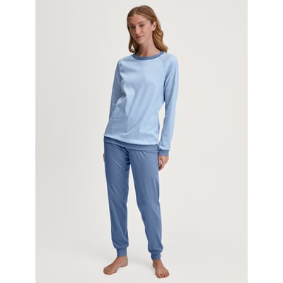 Pyjama à bords côtés manches longues Coton MIDNIGHT STRIPES CALIDA
