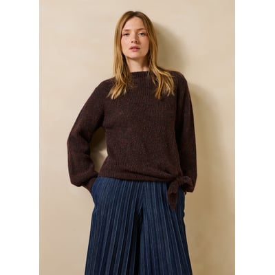 Pull manches longues col montant LA FEE MARABOUTEE
