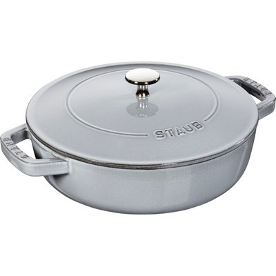 28 cm, Sauteuse Chistera, Gris graphite STAUB