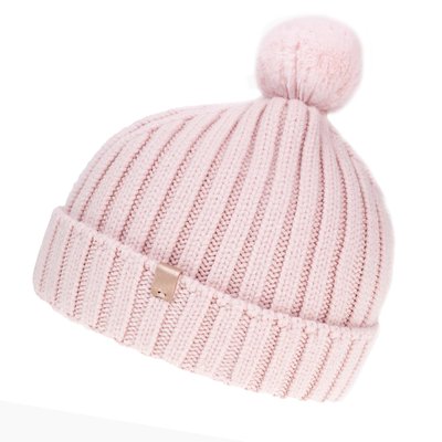 Bonnet ultra doux, pompom imitation fourrure, taille unique ISOTONER