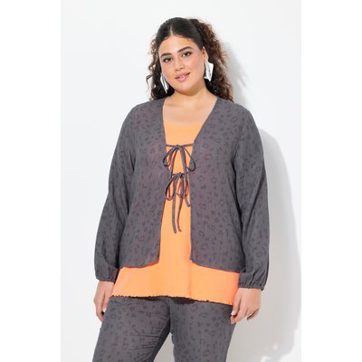 Blouse en mousseline, double ruban ULLA POPKEN