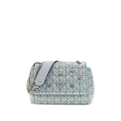 Mini Sac À Bandoulière Everlee Tweed GUESS