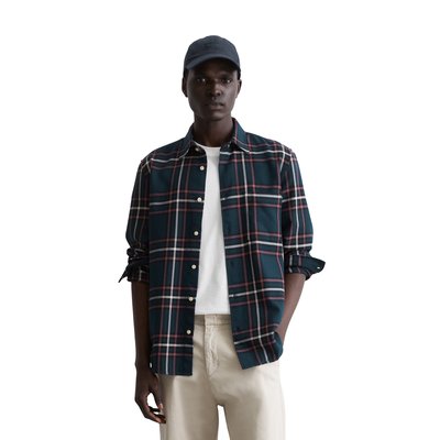 Chemise regular en coton bio à carreaux MARC O'POLO
