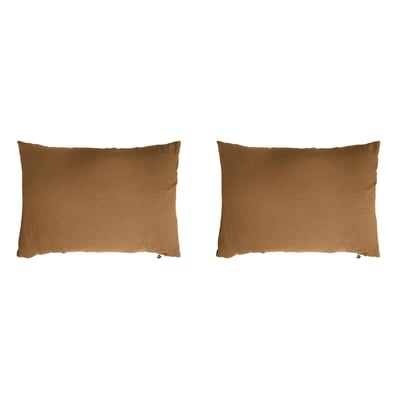 Taie d'oreiller double gaze (lot de 2) TERRE DE NUIT