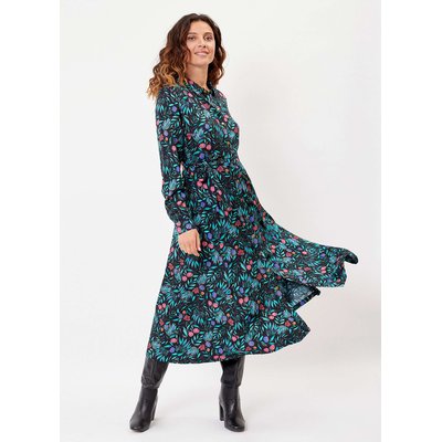 Robe chemise imprimée coupe midi ANNA LA FIANCÉE