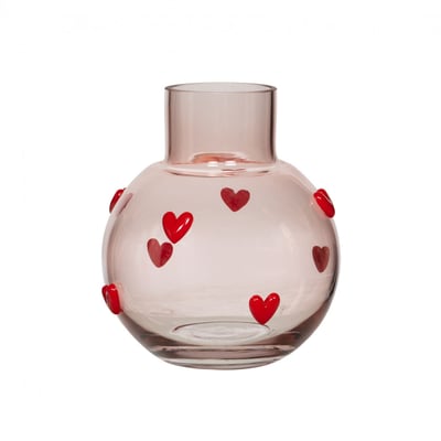 Vase verre Cœur 17 AMADEUS