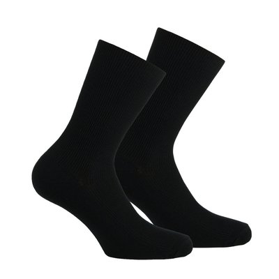 Lot de 2 paires de mi-chaussettes non-comprimantes en coton KINDY