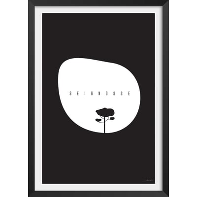 Affiche minimal seignosse HEXOA