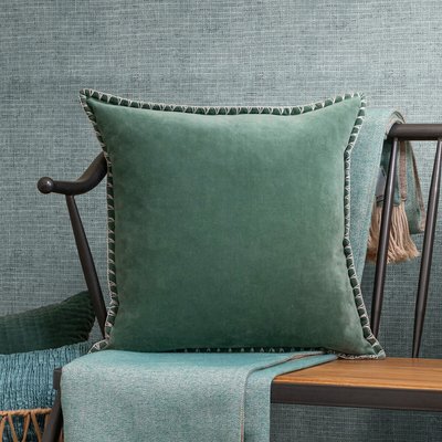 Stitch Plain Blanket Stitched Cushion VOYAGE MAISON