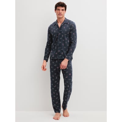 Pyjama boutonné manches longues Coton FAMILY & FRIENDS CALIDA