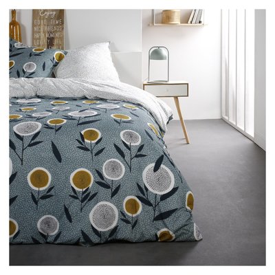 Parure de lit coton 2 personnes imprimé floral SUNSHINE TODAY