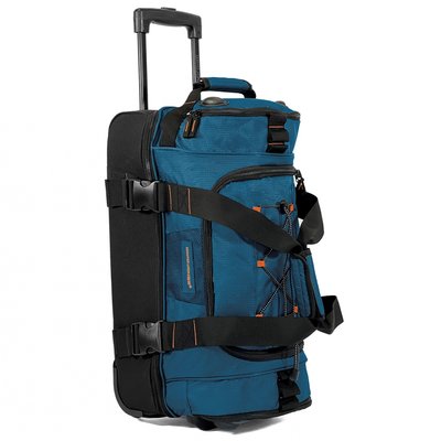 Sac de voyage cabine à roulettes 45L double compartiment 55cm DAVID JONES