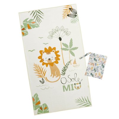 Serviette de bain bébé + pochette Mio PETIT BEGUIN