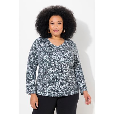 T-shirt long à motif, coupe évasée ULLA POPKEN