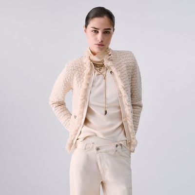 Veste avec détails effilochés LIU JO