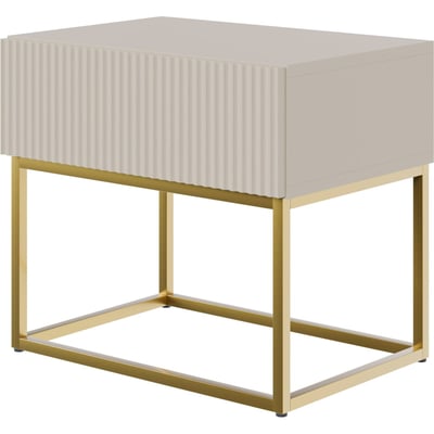 Table de chevet façade rainurée VELDIO RECOLLECTION