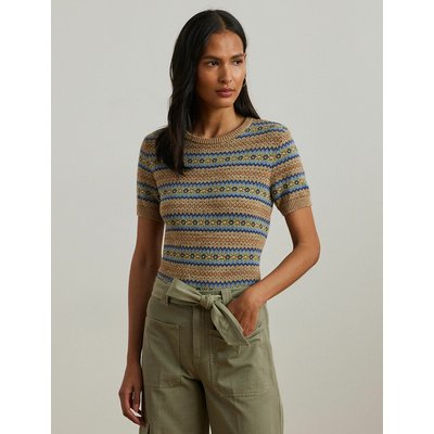 Pull col rond manches courtes LAUREN RALPH LAUREN