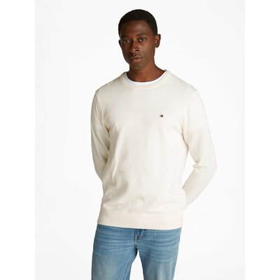 Pull col rond en coton TOMMY HILFIGER