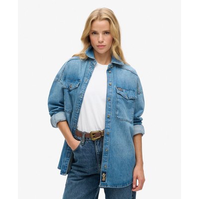 Surchemise oversize en jean SUPERDRY