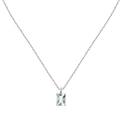 Collier en or blanc 750 MARINE BLUESPIRIT
